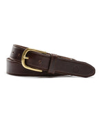 Dark Brown with Brass Buckle