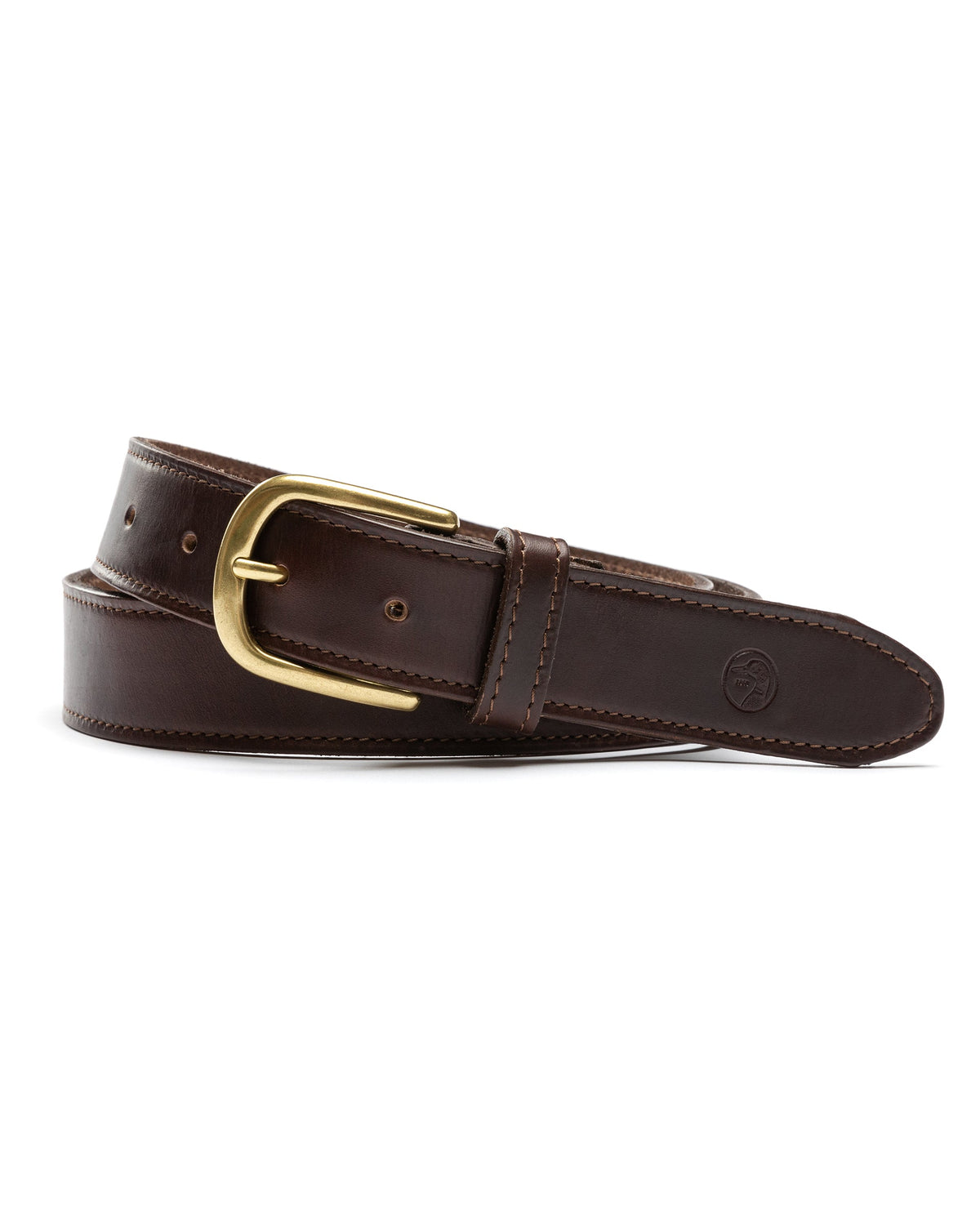 Dark Brown with Brass Buckle